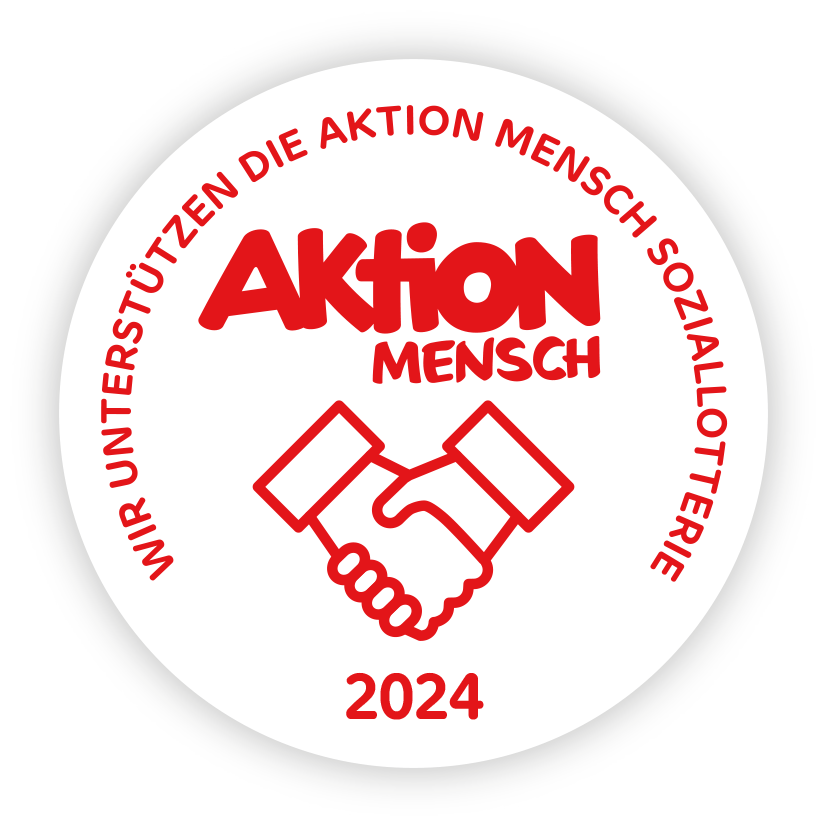Wir unterstützen die Aktion Mensch